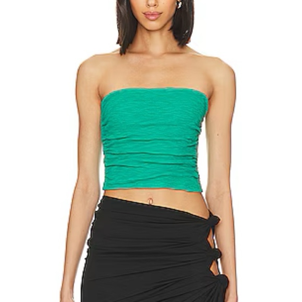 Free People green tube top Size S